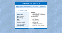Desktop Screenshot of notaryonwheelsinlouisiana.com